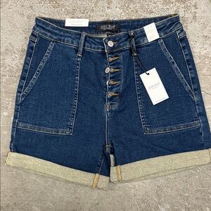 Judy Blue Women's Dark Denim Jean Shorts